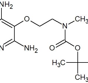 tert-butyl {2-[(4,6-diaminopyrimidin-5-yl)oxy]ethyl}methylcarbamate