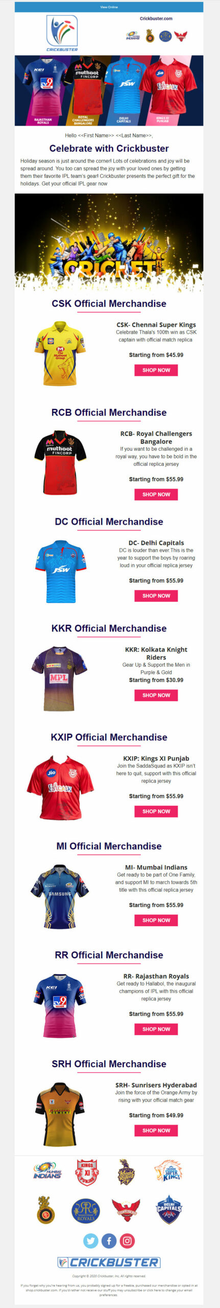 email template design
