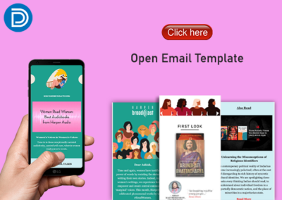 Book publisher Women’s day Email template